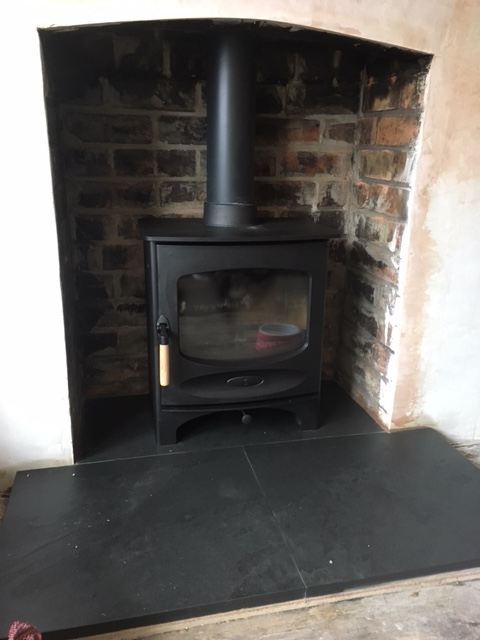 Embers bristol stove and hearth installation